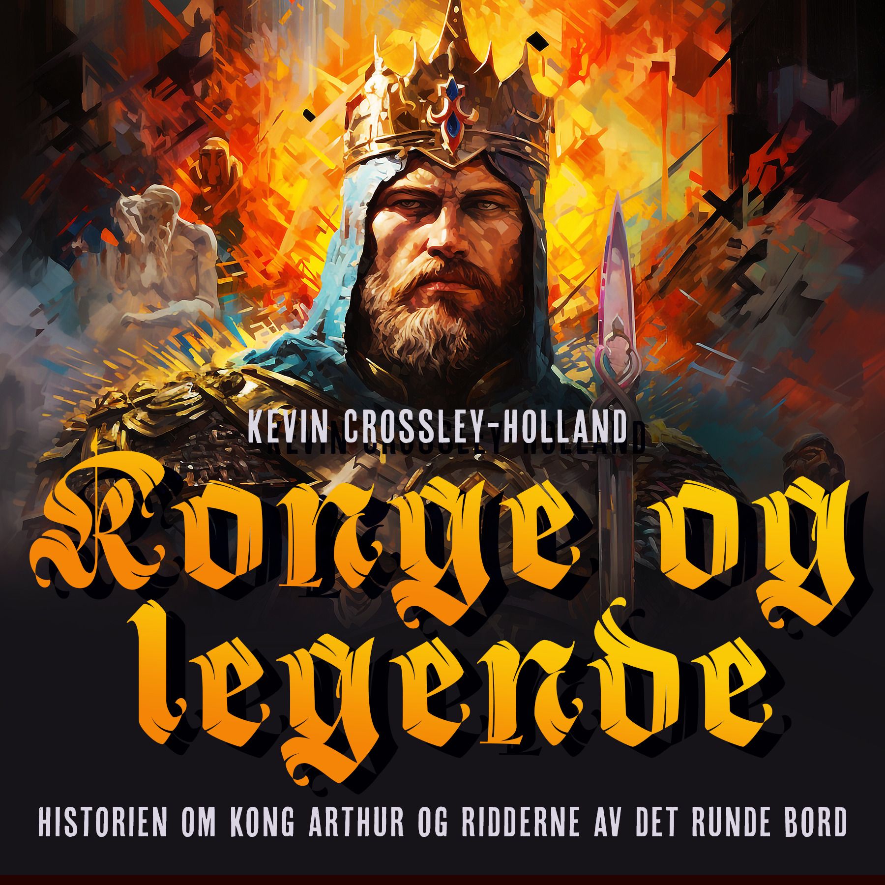 "Konge og legende - historien om kong Arthur og ridderne av det runde bord" av Kevin Crossley-Holland