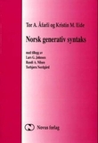 Omslagsbilde av Norsk generativ syntaks