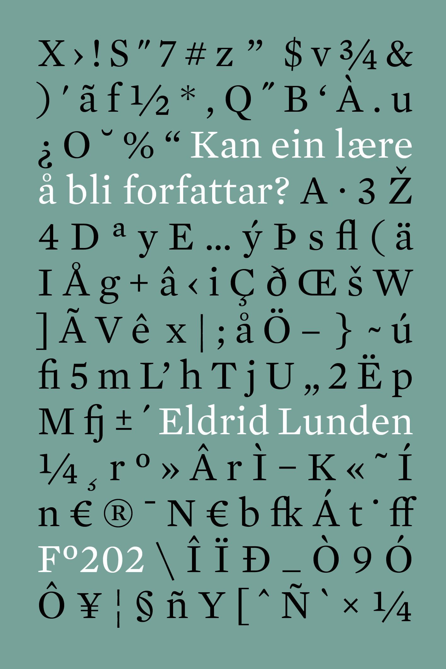 "Kan ein l√¶re √• bli forfattar?" av Eldrid Lunden