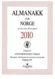 Omslagsbilde av Almanakk for Norge 2010