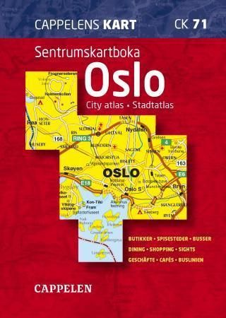 "Oslo 2007-2009 - sentrumskartboka, city atlas, Stadtatlas" 