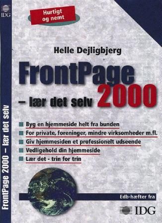 "Lær deg Frontpage 2000" av Helle Dejligbjerg
