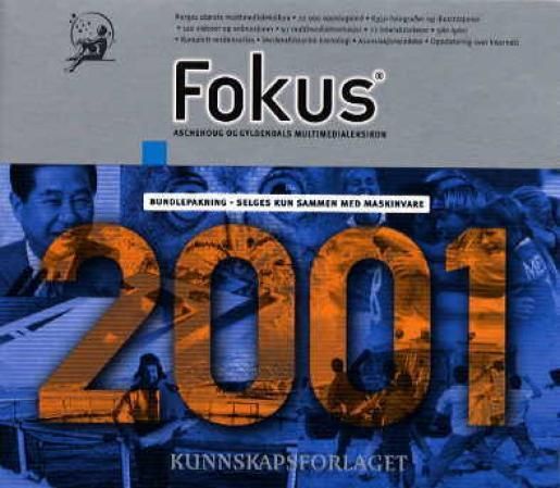 "Fokus 2001 - Aschehoug og Gyldendals multimedialeksikon : bundlepakning" 