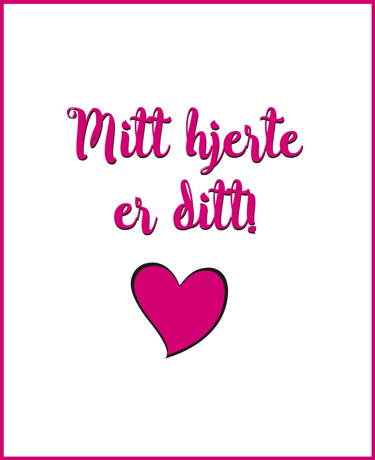 "Mitt hjerte er ditt!" av Svein E. Andersen
