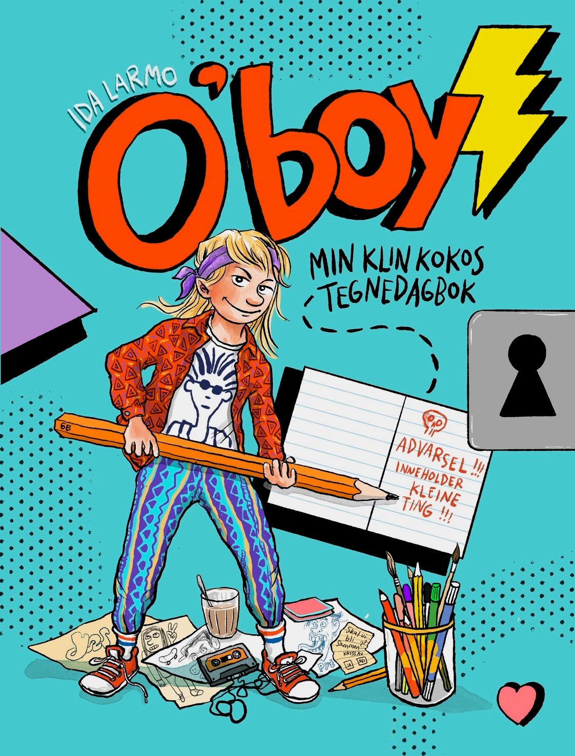 "O'boy - min klin kokos tegnedagbok" av Ida Larmo