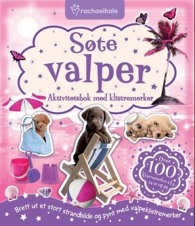"Søte valper - aktivitetsbok med klistremerker" av Dorthe Erichsen