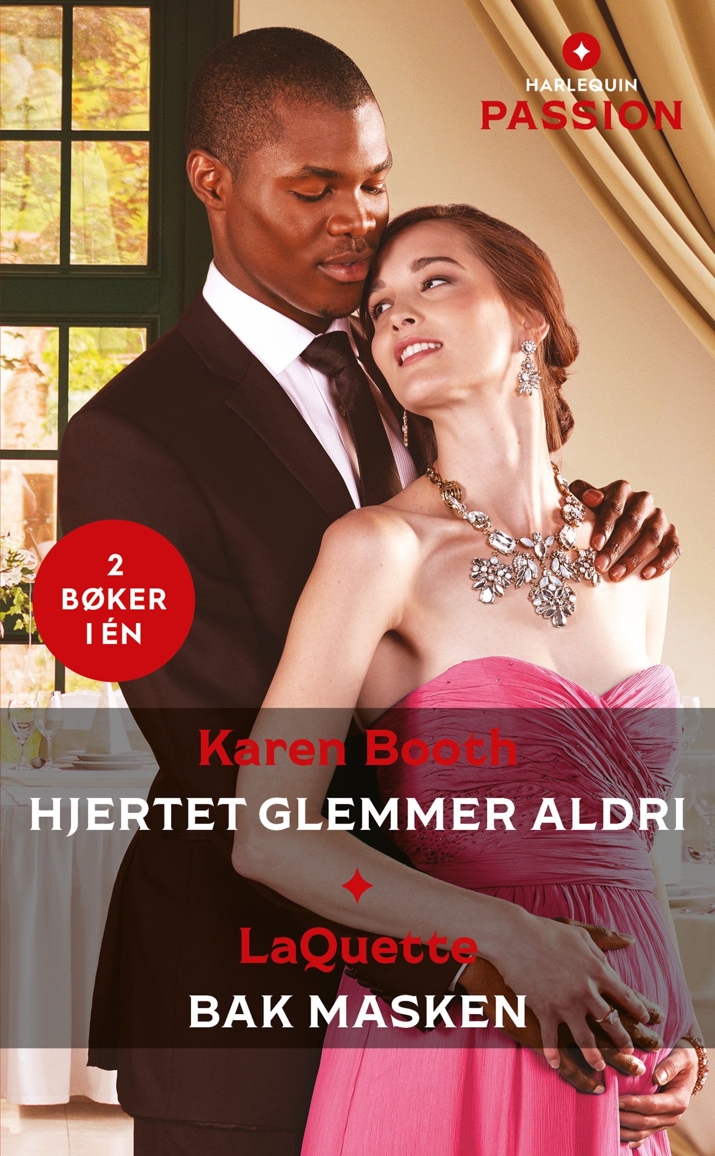"Hjertet glemmer aldri ; Bak masken" av Karen Booth