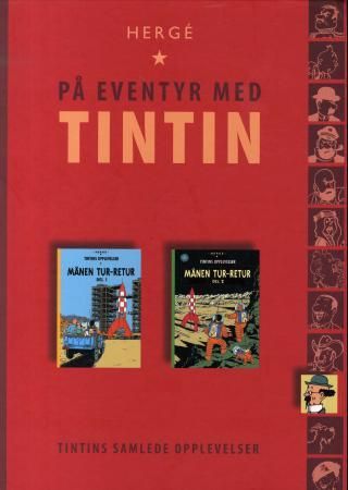"Månen tur-retur ; Månen tur-retur del 2" av Hergé