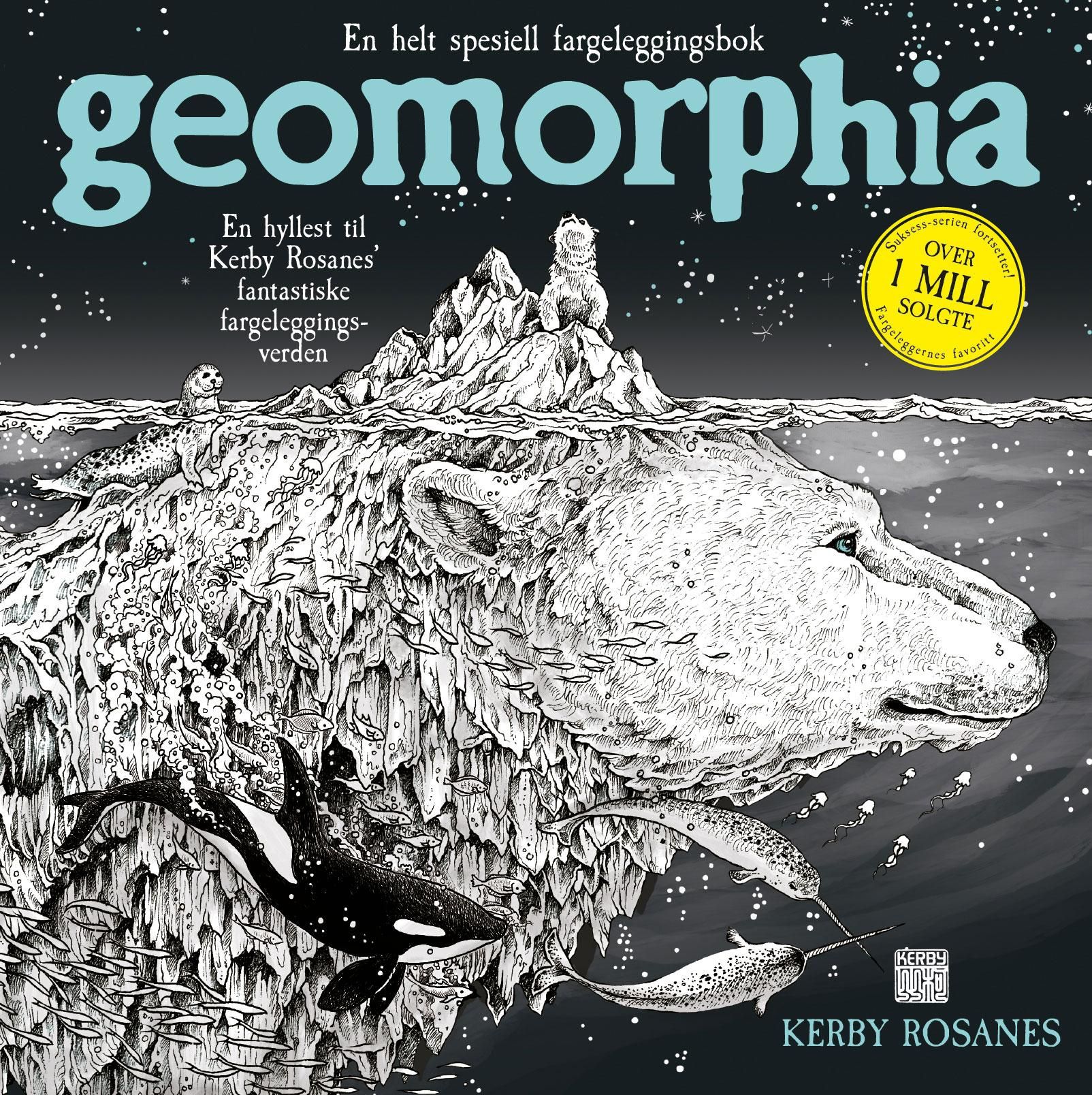 "Geomorphia - en helt spesiell fargeleggings bok" av Kerby Rosanes