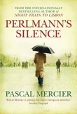 Omslagsbilde av Perlmann's silence