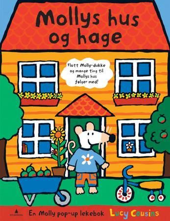 "Mollys hus og hage - en Molly pop-up lekebok" av Lucy Cousins