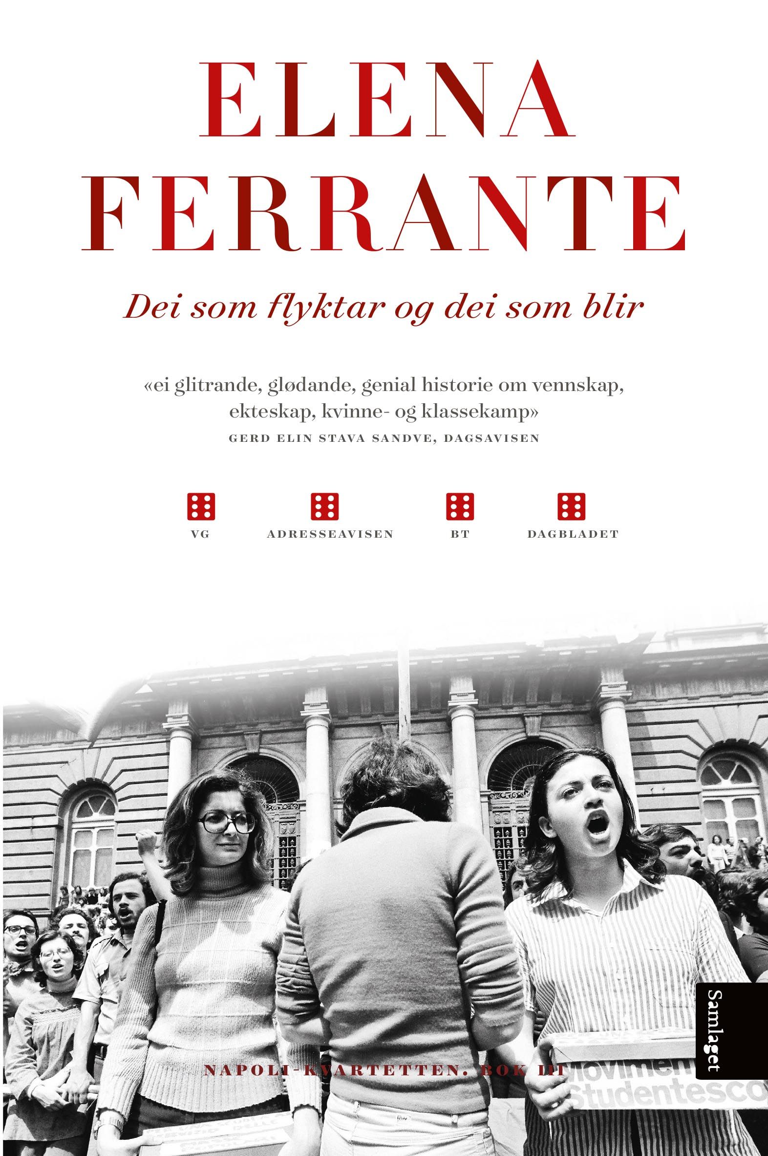 "Dei som flyktar og dei som blir - mellomår : roman" av Elena Ferrante