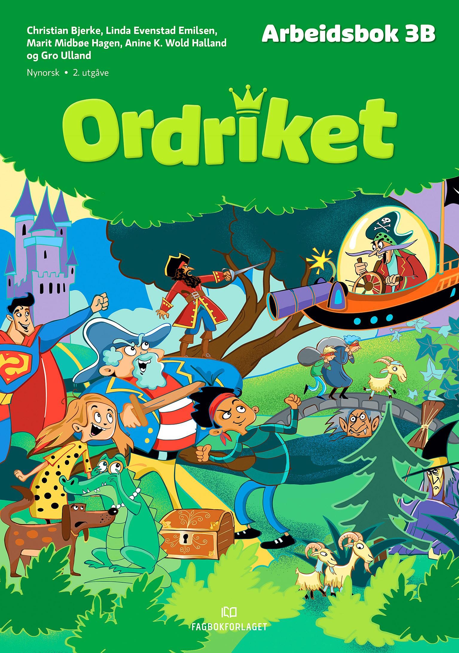 "Ordriket, d-bok - Arbeidsbok 3B" av Christian Bjerke
