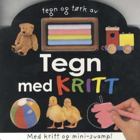 "Tegn med kritt - tegn og tørk av" av Jo Rigg