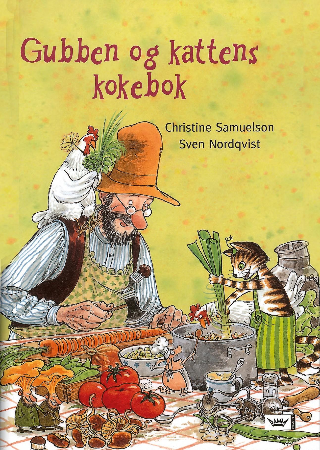 "Gubben og kattens kokebok" av Christine Samuelson