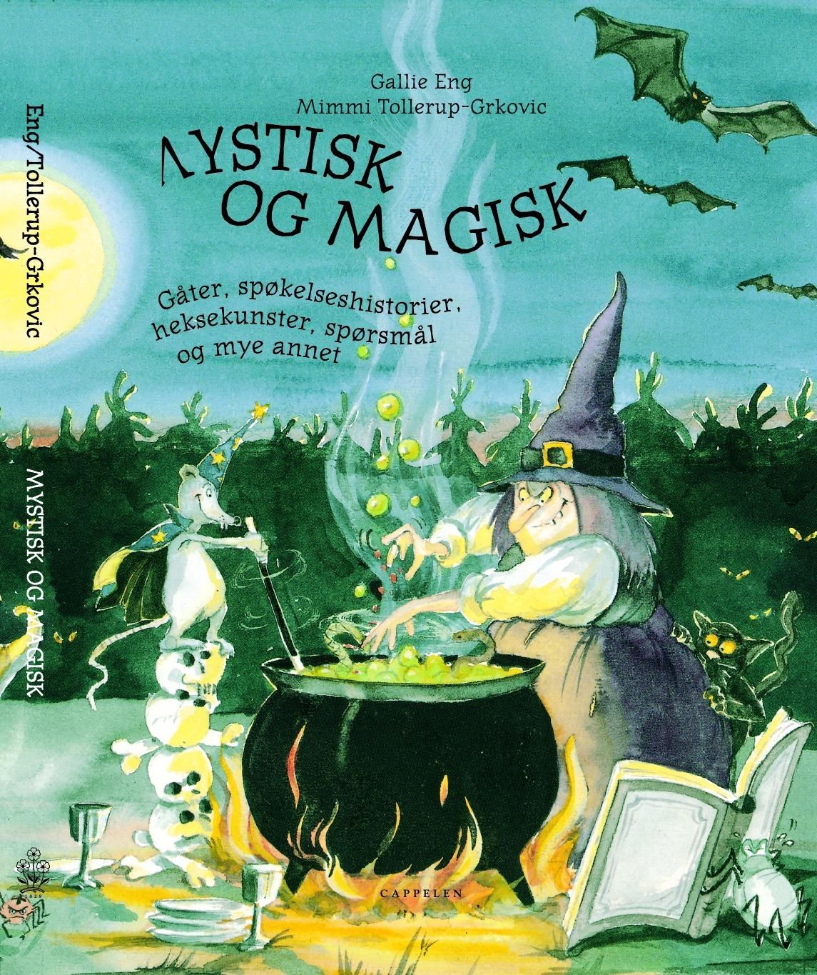 "Mystisk og magisk - gåter, spøkelseshistorier, heksekunster, spørsmål og mye annet" av Gallie Eng
