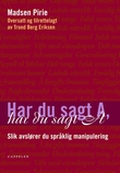Omslagsbilde av Har du sagt A, har du sagt A