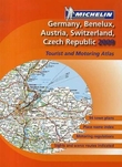 "Deutschland, Benelux, Suisse/Schweiz/Svizzera, Österreich, Ceska Republika - Strassen- und Reiseatlas = toeristische wegenatlas = tourist and motoring atlas = atlas routier et touristique = atlante stradale e turistico = atlas de carreteras y turístico" 