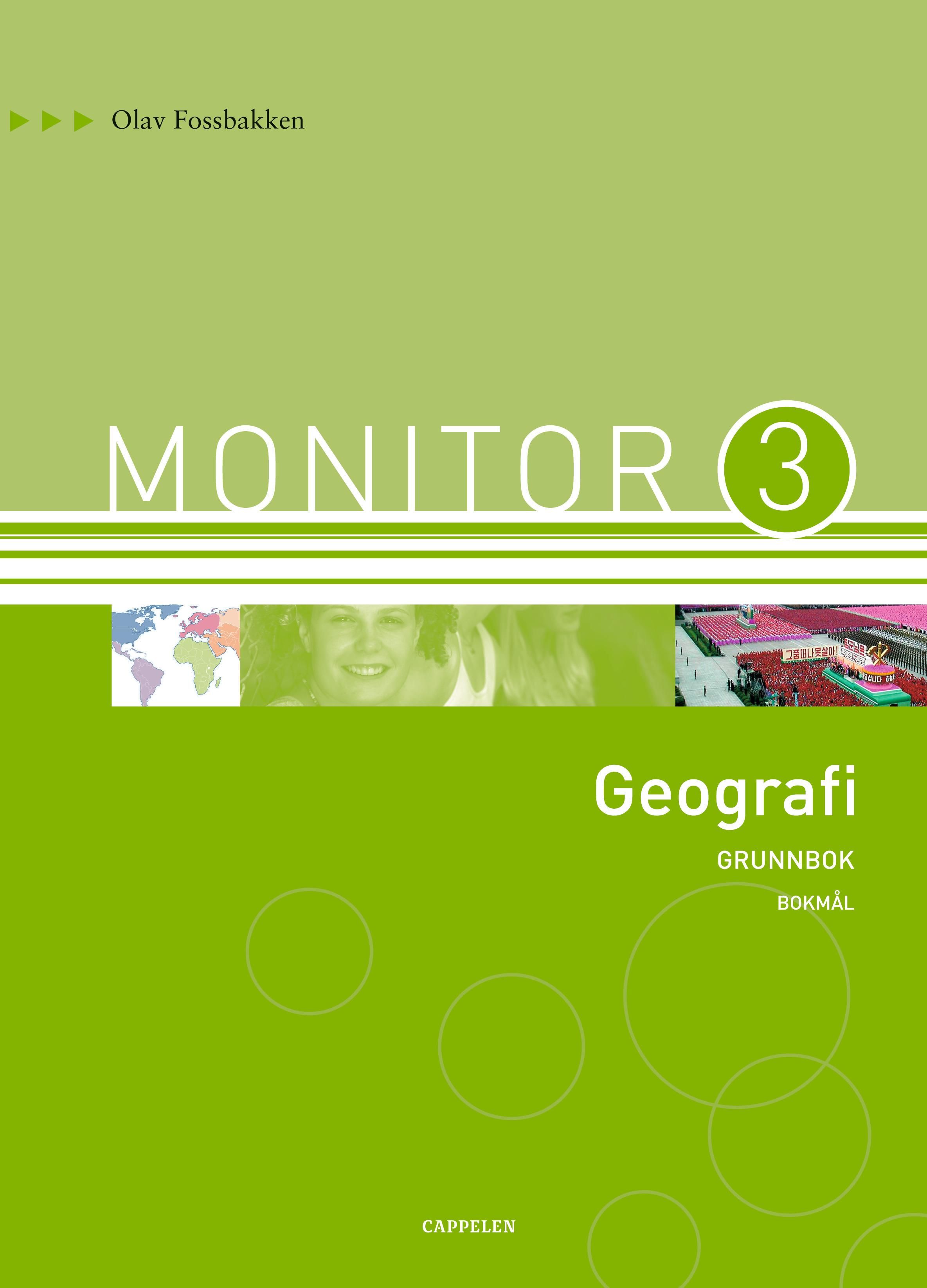"Monitor 3 - geografi : grunnbok" av Olav Fossbakken