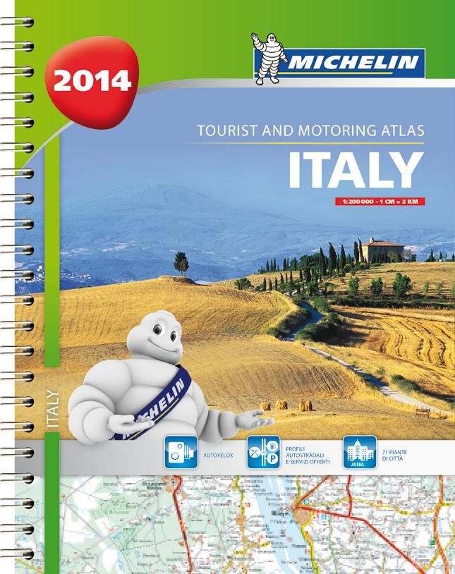 "Italy 2014 - tourist and motoring atlas" 