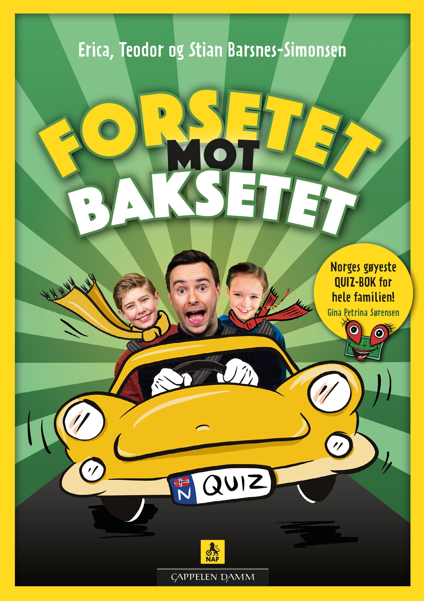 "Forsetet mot baksetet - Norges gøyeste quiz-bok for hele familien!" av Stian Barsnes Simonsen