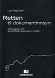 Omslagsbilde av Retten til dokumentinnsyn