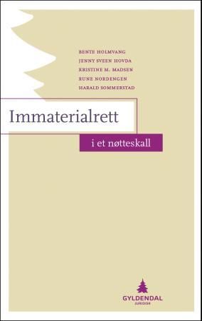 "Immaterialrett i et nøtteskall" av Bente Holmvang