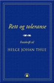 Omslagsbilde av Rett og toleranse