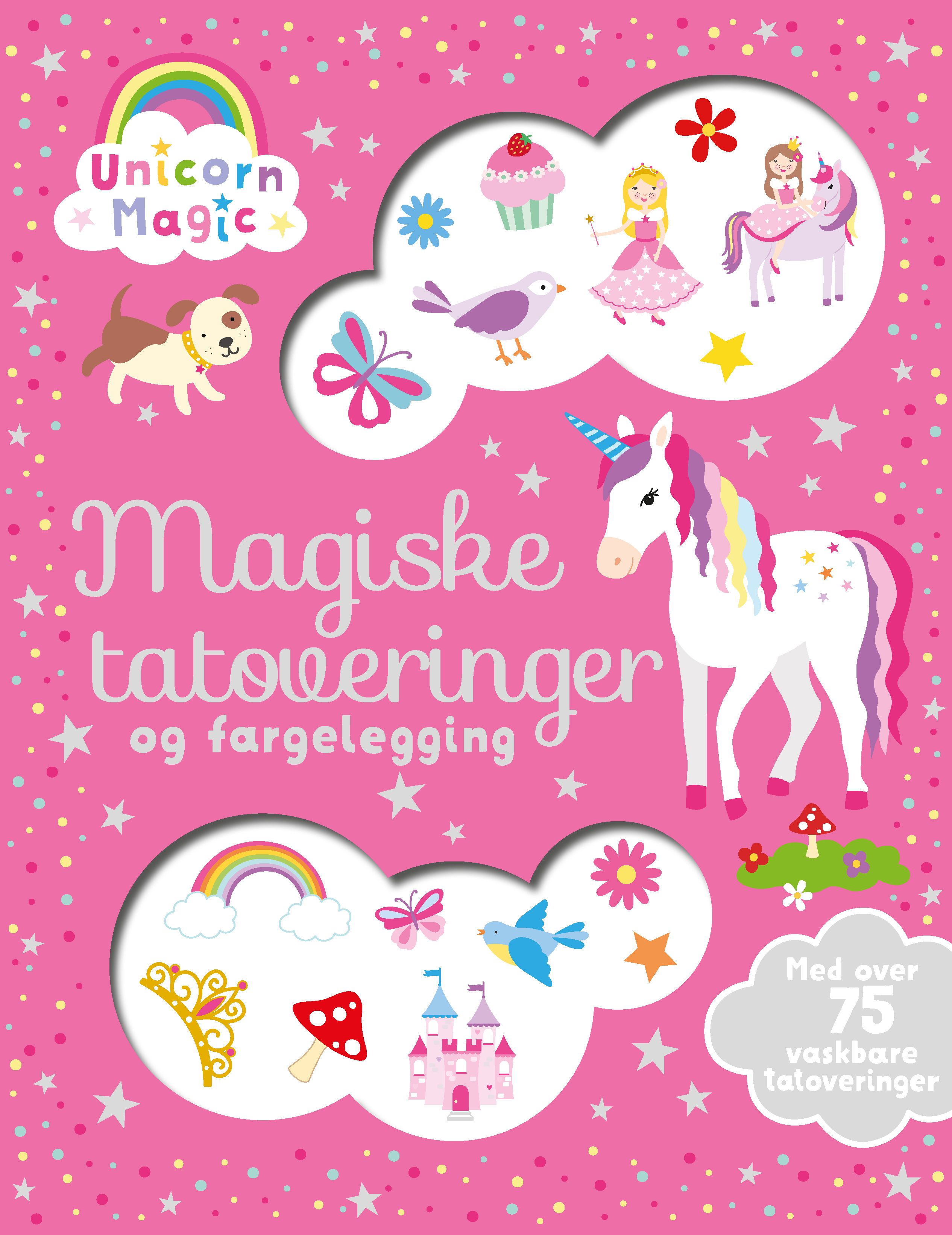 "Magiske tatoveringer og fargelegging - med over 75 vaskbare tatoveringer" av Penny Bell